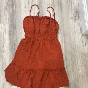 Rust Orange Sundress size medium NWOT